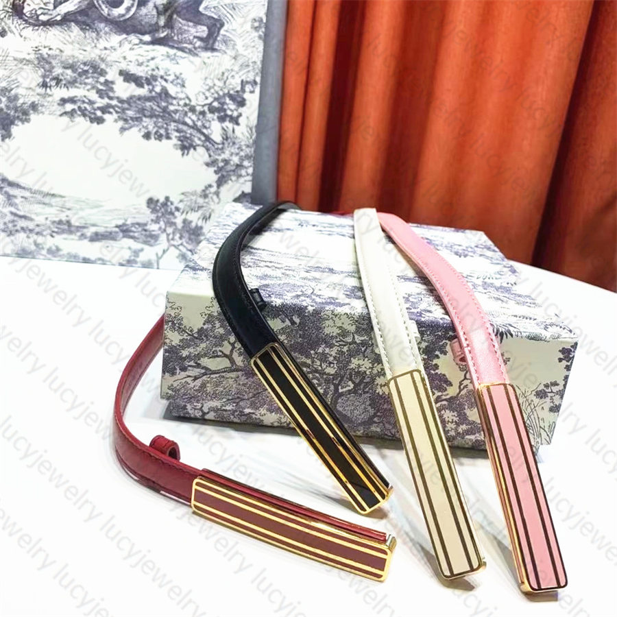 

Woman Belt Fashion Letters Designer Womens Belts Smooth Buckle Genuine Cowhide 4 Color Top Quality, Multi