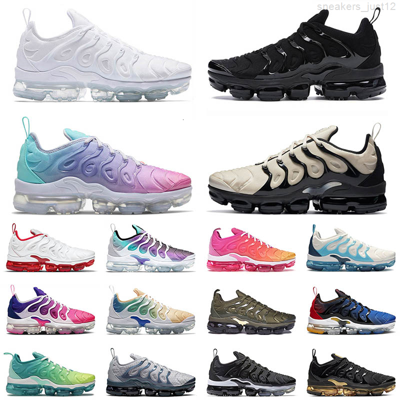 

Tn Plus SIZE US 13 Running Shoes Triple Black ALL White Pastel Off Mens Womens Light Bone Metallic Gold Outdoor Trainers Sneakers, D5 black gold 36-47