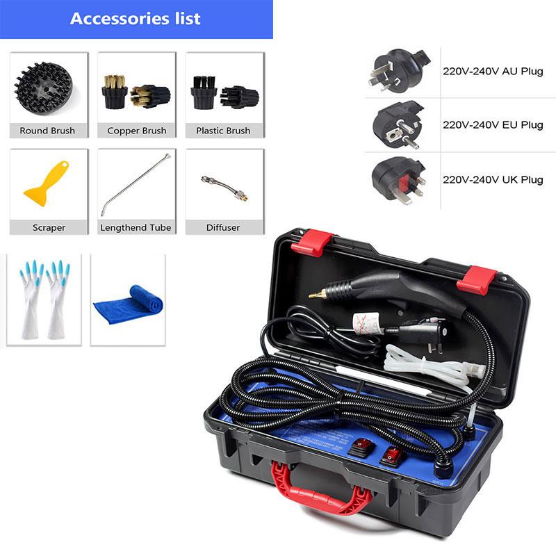 

Vacuum Cleaners 110V 220V Commercial Household 3KW Steam Cleaner Air Conditioning Kitchen Hood Car Steaming Used With Alkaline Cleaning