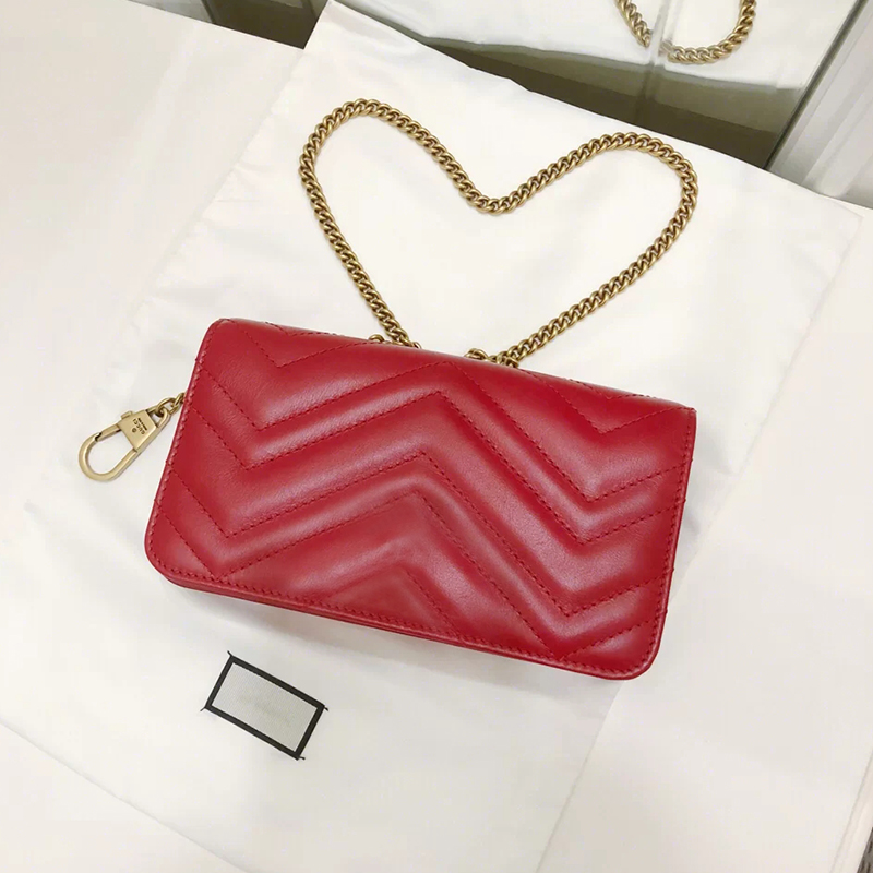 

Famous designer slant chain women bag sports outdoor fashion top quality luxury leather girl gift shoulder bag wholesale, Box