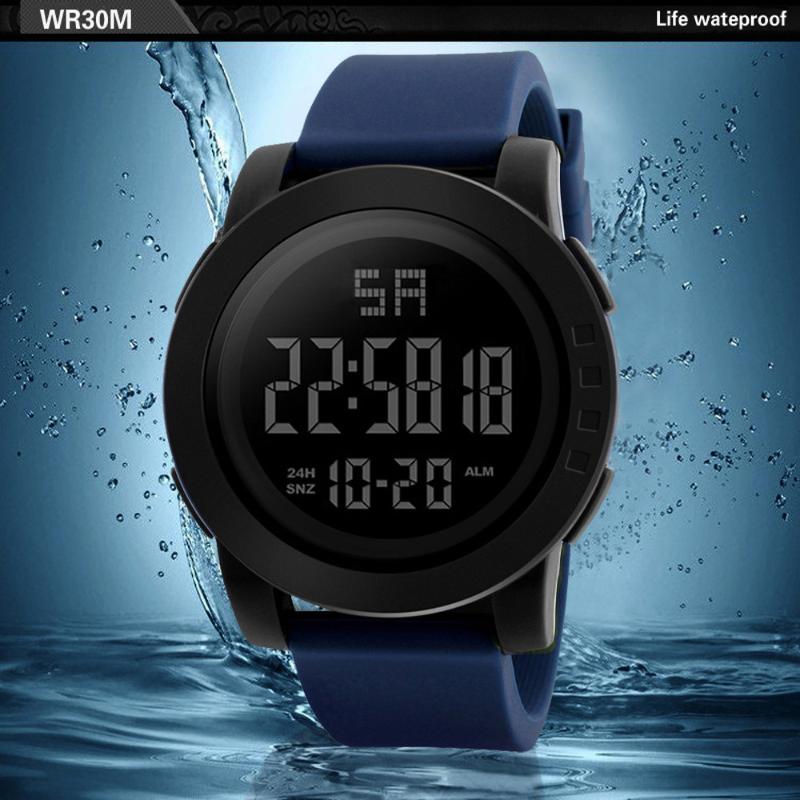 

Men's Watches Luxury Men Analog Digital Military Sport Led Waterproof Wrist Outdoor Sports Casual Watch Gifts Relogio Masculino Wristwatches, Slivery;brown