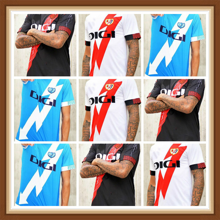 

Thailand Rayo Vallecano camiseta de fUtbol soccer jersey 21 22 Home Vallecas maillot foot Away Third Men+kids Football shirt 2021 2022
