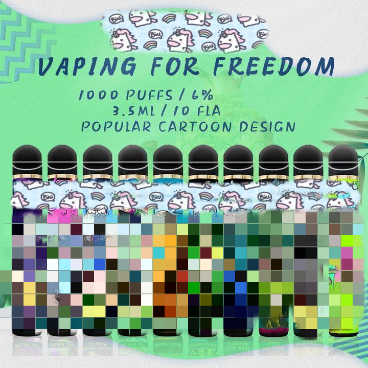 

2021 Hottest Original RandM Mini Disposable Device Vape E-cigarettes Kit Prefilled 1000 Puffs 3.5ml cart Pods 1100mAh Battery Pen