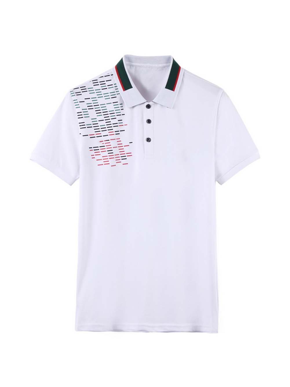 

Polo shirts mens t-shirts fashion clothe Embroidery print letters Business short sleeve calssic tshirt Skateboard Casual tops tee M-3XL, White;black