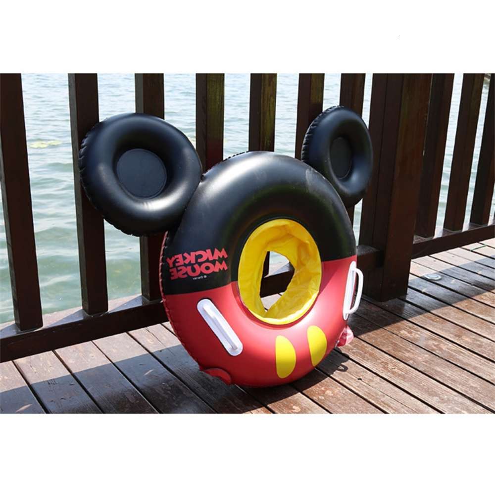 

Swimming ring inflatable cartoon mouse children's yacht seat circle baby swimming beginner auxiliary ring buoy