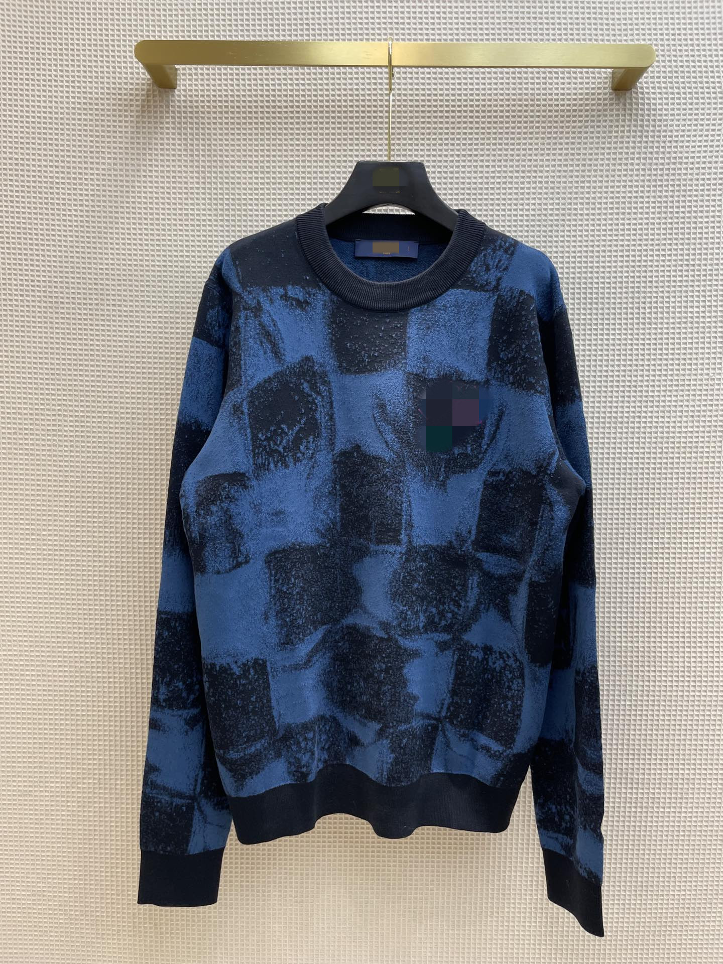 

Milan Runway Sweaters 2021 Autumn Long Sleeves O Neck Print High End Jacquard Pullover Women Designer Sweater 0704-30, Black