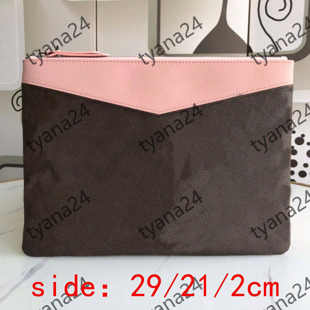

2021 women Clutch Cosmetic bag Coin leather Womens Purse lovely elegant Tote Handbag mini envelope ladies color trendy clutchs bags Cute and charming, Lc01 29/21/2cm