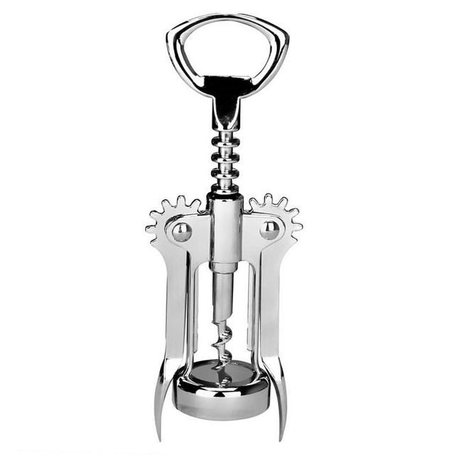 

2021s Wine beer bottle opener Stainless steel metal strong Pressure wing Corkscrew grape opener Kitchen Dining Bar accesssory