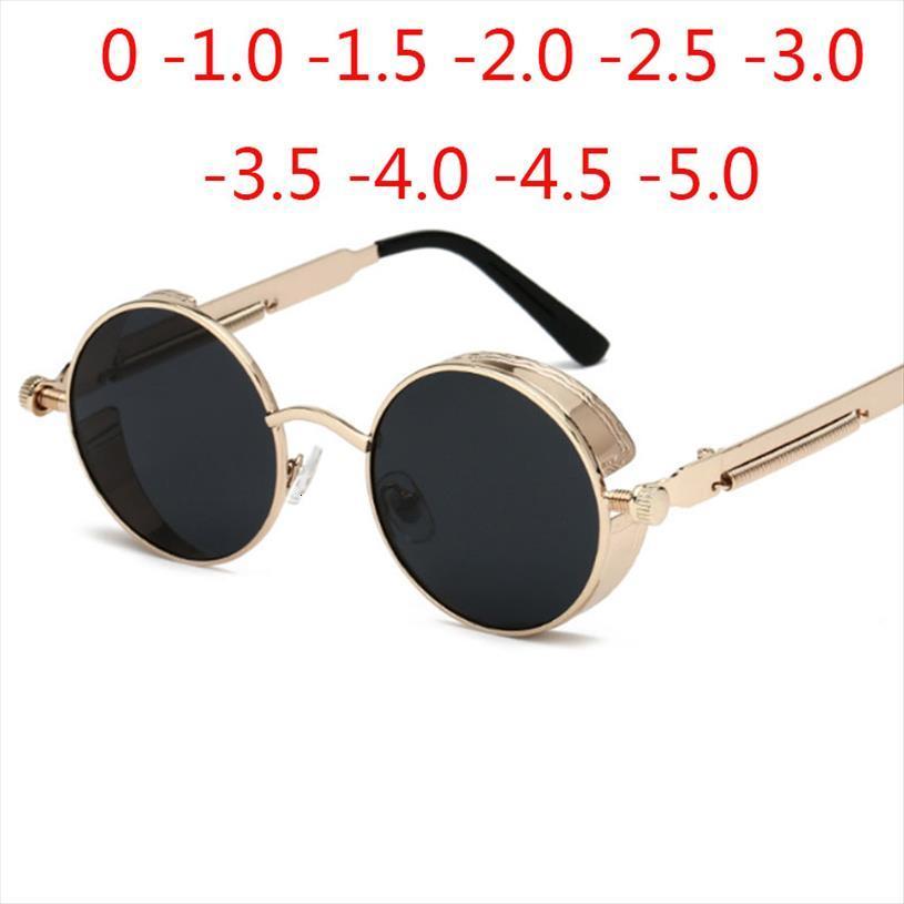 

Gold Metal Polarized Sunglasses Gothic Steampunk Vintage Shield Eyewear Shades Prescription Sun Glasses 0 0.5 1.0 2.0 To 5.0, White;black