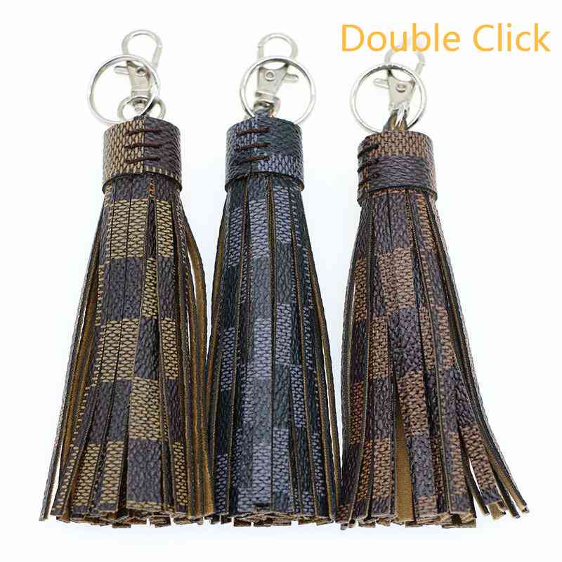 

Binding Pu tassel KEY CHAIN Lobster buckle bag Pendant Fashion