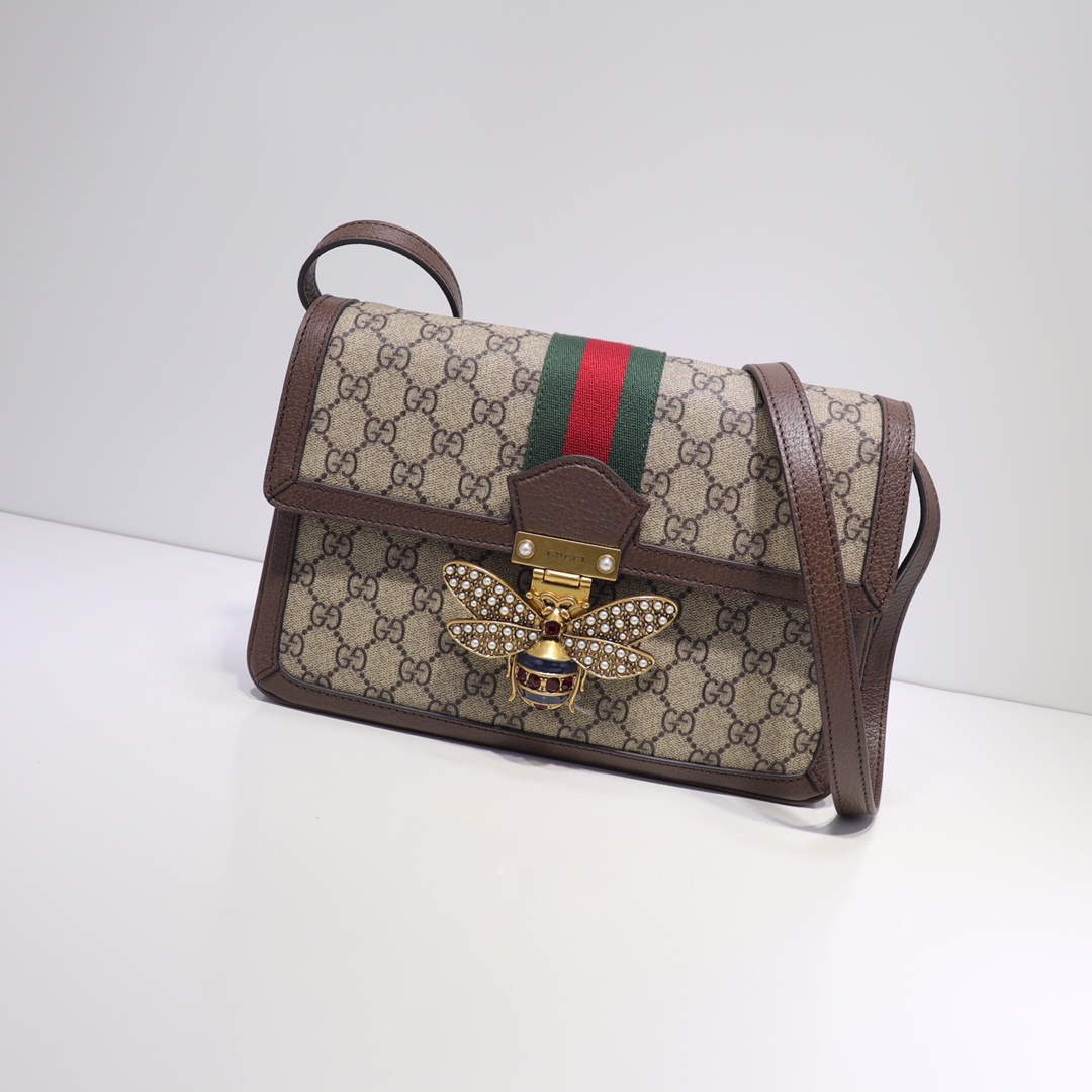 

Wholesale High-end womanbags Fashion bag Handbag Crossbody Bags DesignerBag Classic pattern Leather stitching canvas Retro Bee shape