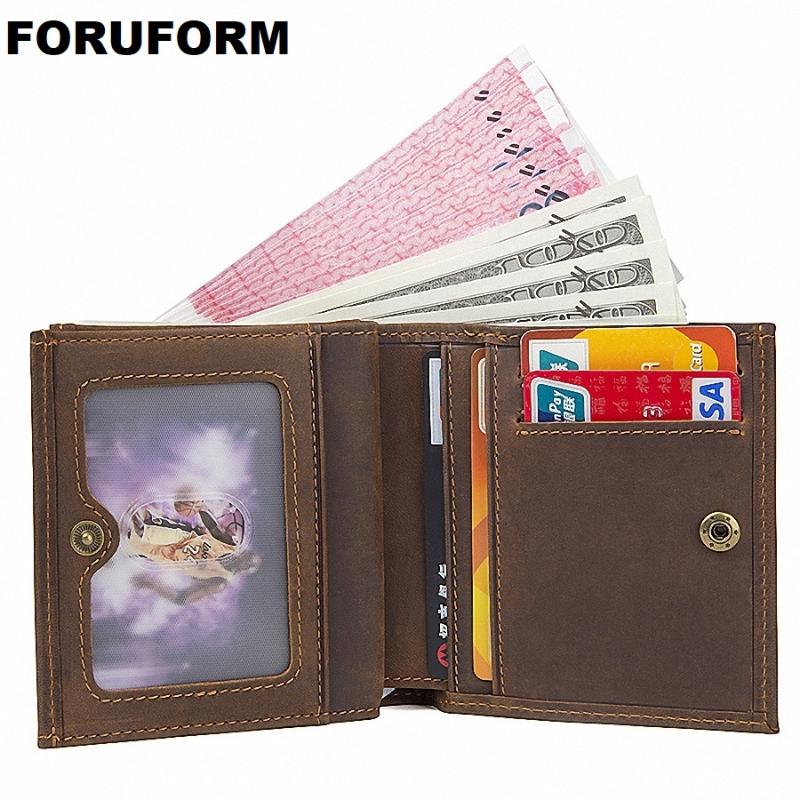 

Wallets Money Genuine Leather Wallet Purse Coin Pocket Po Short Casual Male Clutches LI-1981, Red;black
