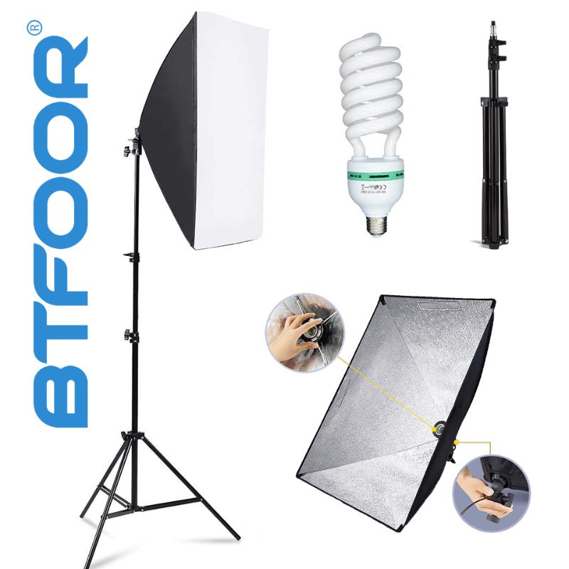 

Continuous Lighting Professional Pography Softbox Po Studio Soft Box With E27 Pographic Bulb Light System For Shooting