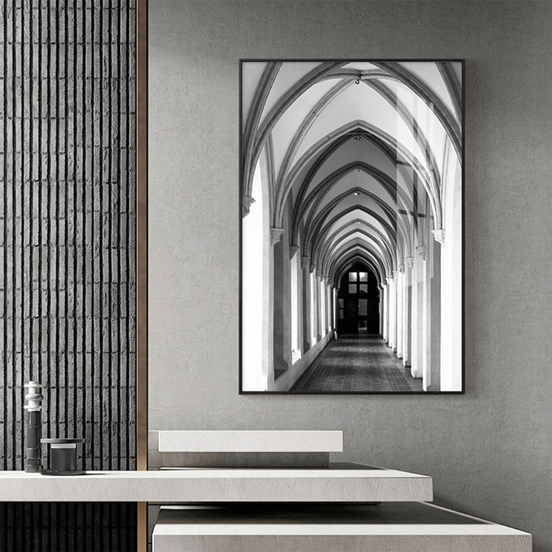 

Simple Architecture Modern Decoration Painting Retro Art Church Roman Column Palace Posters For Living Room,Entrance Wall Art