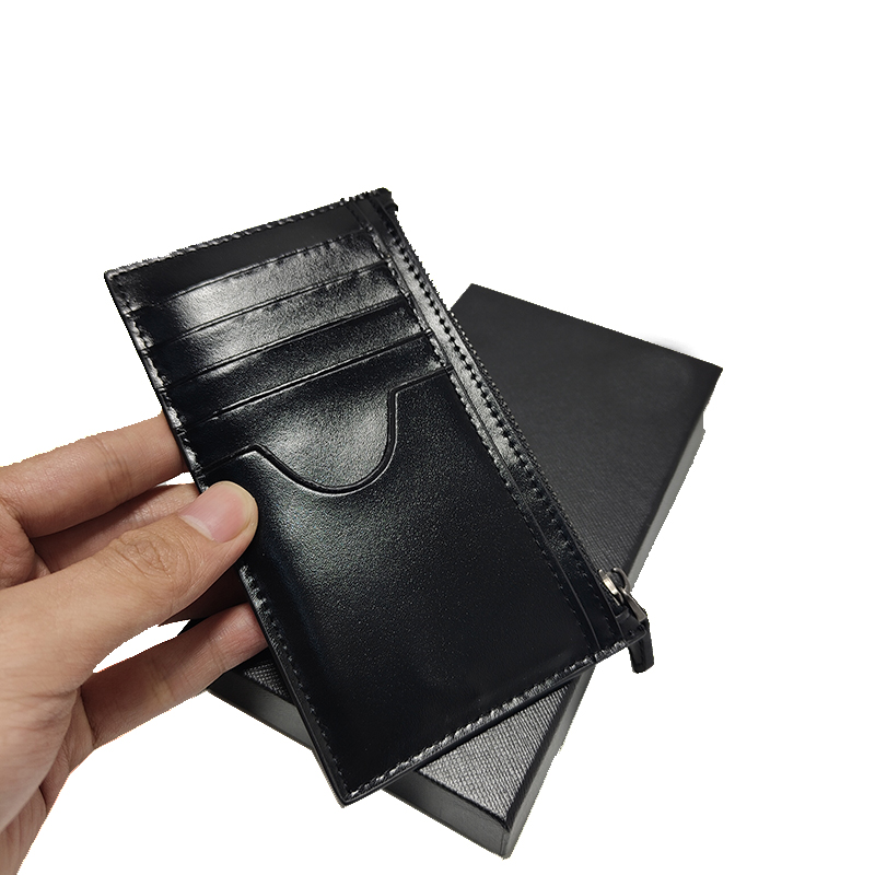 

Mens Card holder Pocket Wallet Business Cash Clip High-quality Leather Coin Purse Portable Driver's License Case German Craftsmanship p, Brown;gray