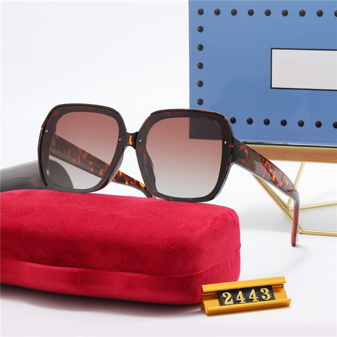 

Fashion Designer Sunglasses Highest Quality Men Women Polarized UV400 Lenses Leather Box Cloth Manual Accessories