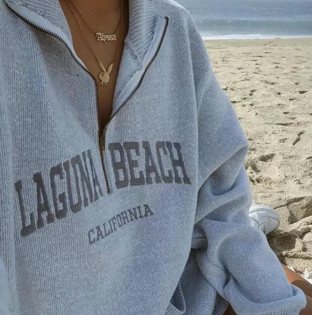 

Womens Hoodies Sweatshirts Sports America Vintage Letters Printing Sweatshirt Women Crewneck Oversized Long Sleeve Casual Tops Plus Size, Black