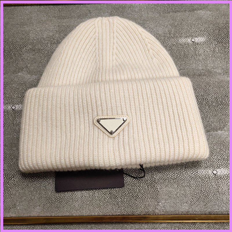 

Fashion Women Mens Cap Designer Wool Knitted Hat Solid Color Autumn Winter Caps Hats Fitted Hat Campaniform Casual Casquette D218062F, Box