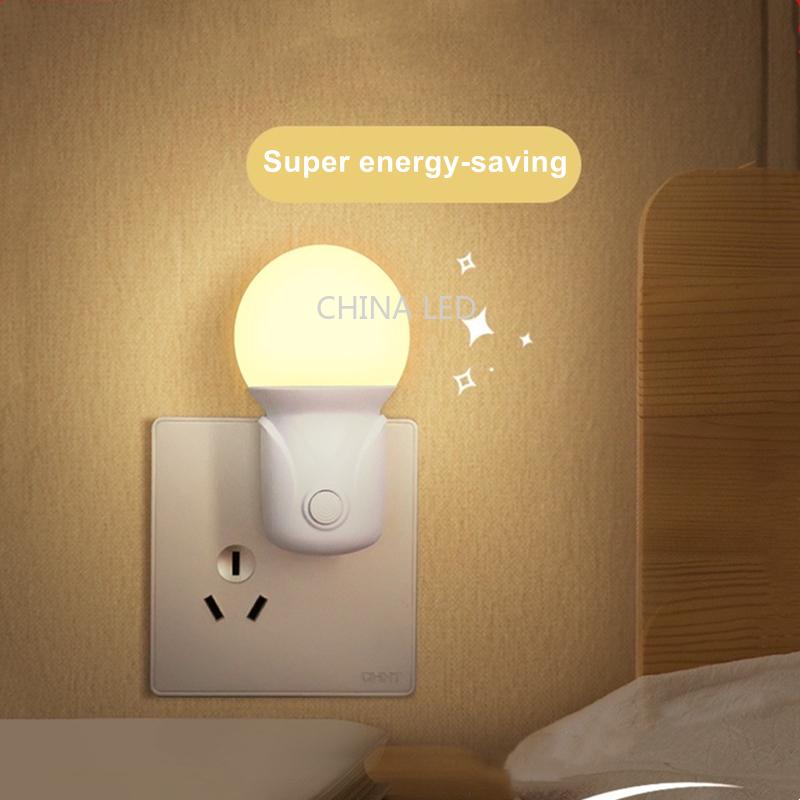 

Night Lights LED Lamp Light ON/OF Fbaby Nursing Eye Sleep Bedroom Plug Energy Saving Cute Mini