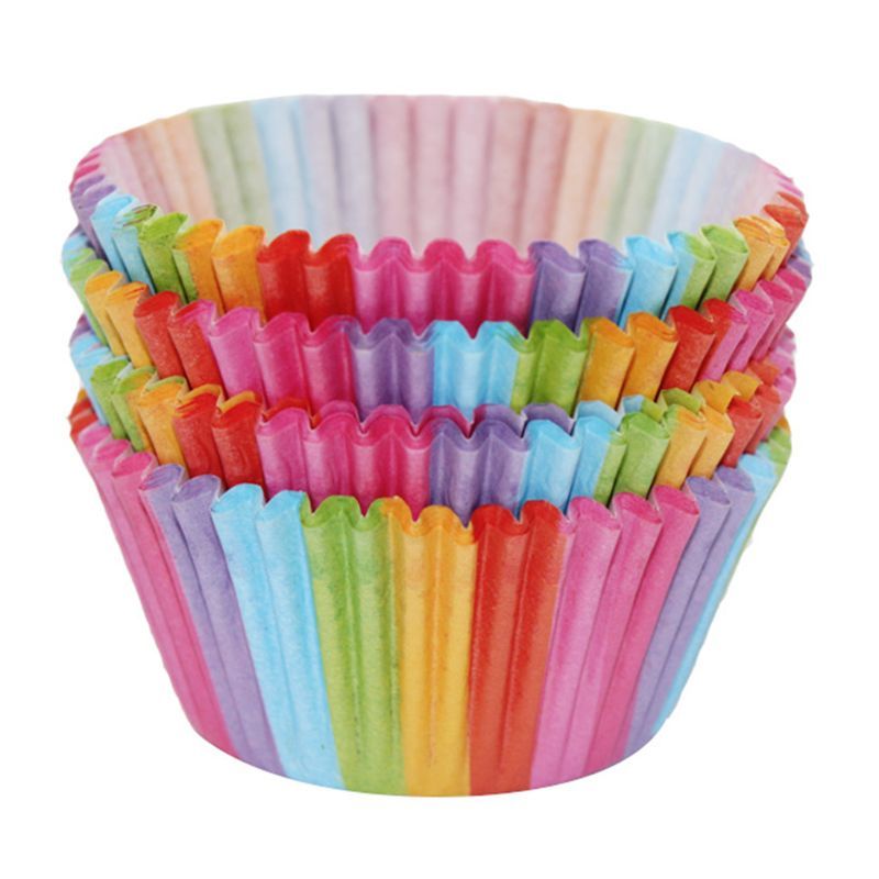 100Pcs Muffins Cupcake Wrappers Paper Cups Fallen Home Diy Kitchen Baking Chocolate Decoration Tool Birthday Wedding Accessories-image-692819702