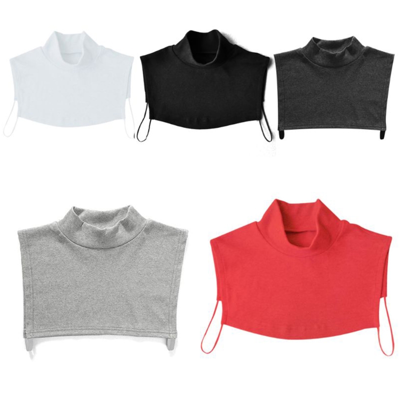 

Necklace Designer Women Men Winter Cotton Turtleneck Half Top Dickey Detachable Pullover False Fake Collar Simple Solid Color Ne