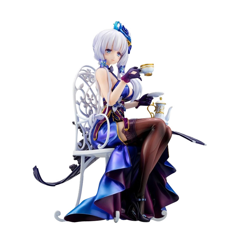 

Anime Azur Lane Illustrious PVC Action Figure toy Anime Figures 20CM Model Toys Sexy Girl Figure Collectible For Kids Toys Gifts X0503, No retail box