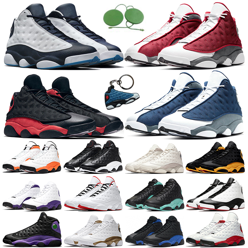 

Men Basketball Shoes 13s Obsidian Red Flint Court Purple Hyper Royal Chicago Black Cat Bred Lucky Green Playoffs Starfish Playground trainers sports sneakers, 9 dmp