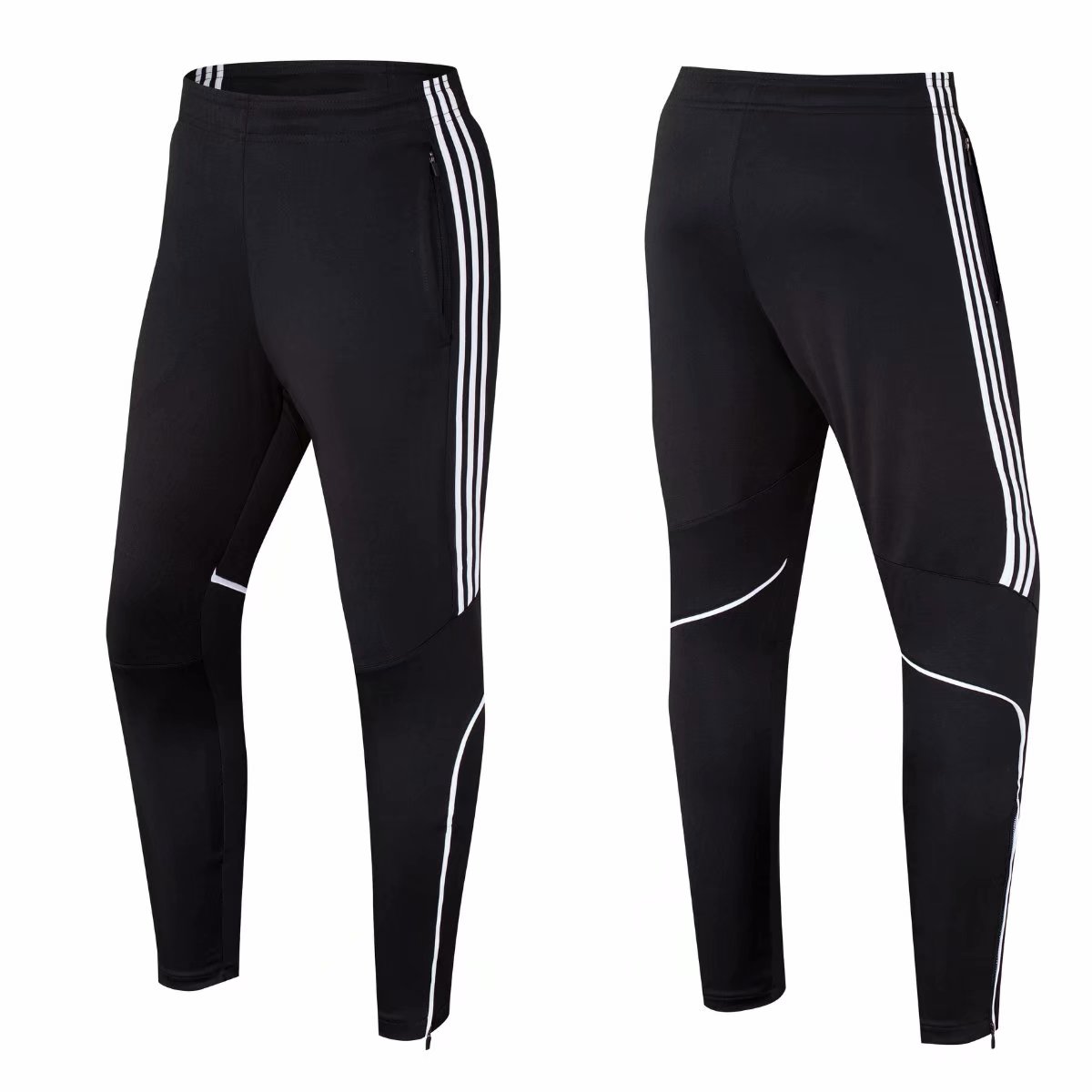 

6016-WD Men's Running Pants Cotton Slim Comfortable Tapered Athletic Sweatpants Casual with Pockets for Jogging, Workout, Gym, Training 4 Colors, Black;blue