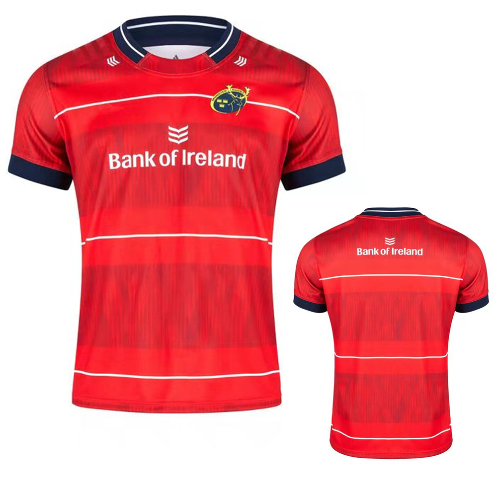 

2022 MUNSTER home Rugby JERSEY Muenster City Super Rugby Jerseys League shirt, Red