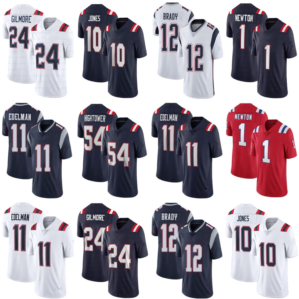 

11 Julian Edelman 12 Tom Brady 10 Mac Jones Football Jerseys Mens New 1 Cam Newton England 24 Stephon Gilmore Jarrett Stidham Patriot Dont'a Hightower Stitched Jersey, My store(aryahome)