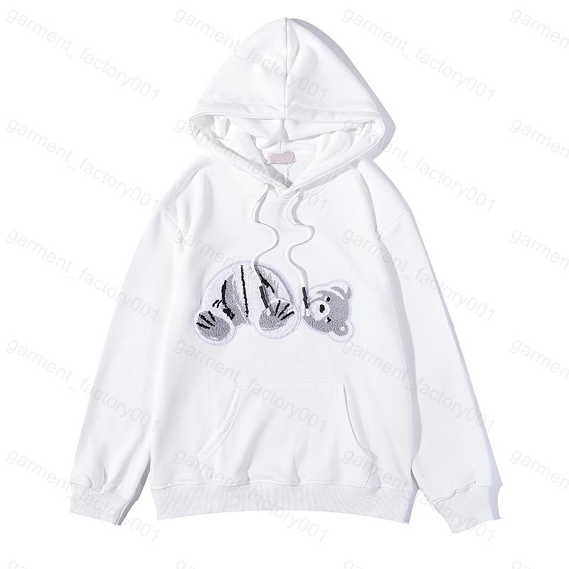 

21ss Mens Women Designer angels Hoodie sweater Sweatshirts Streetwear t shirt goose canada jackets pa of OW white fog bear angel hoodies, Black