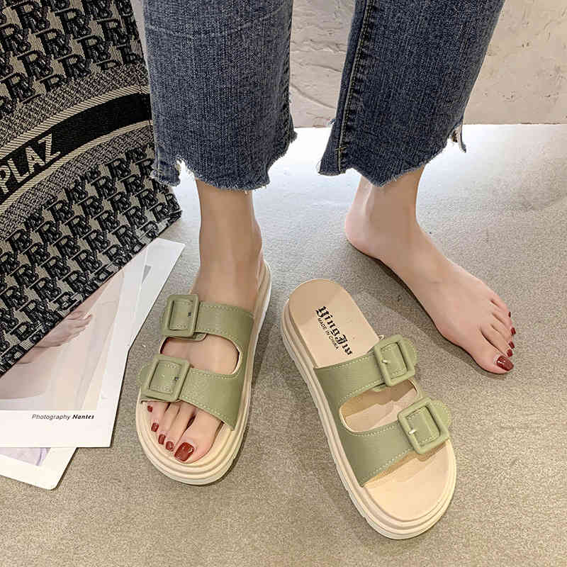 

Sandals Women's summer sandals flat bottomed wear fashion mix and women's game anti-slip flip flop beach 8QNL, 1# shoe box