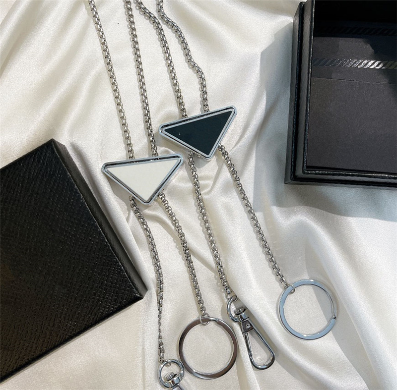 

Luxury Mens Womens Pendant Necklaces Fashion For Man Woman Inverted Triangle Designers Brand Classic Necklace Jewelry Highly Quality, Silver