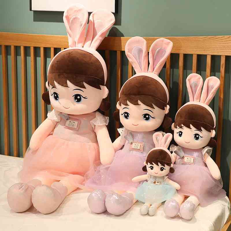 

Bell doll rabbit ear girl grab machine gift