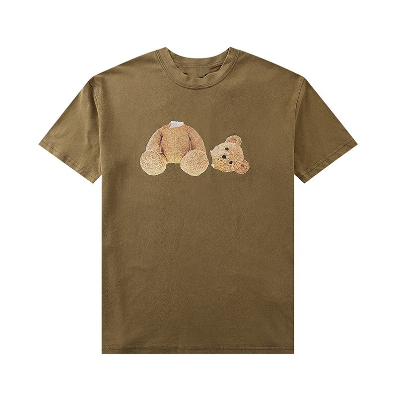 

women t-shirt Womens Tops Tees shorts Eight styles teddy bear Cartoon Print 2021 Summer fashion short sleeves mens designer clothing, Red