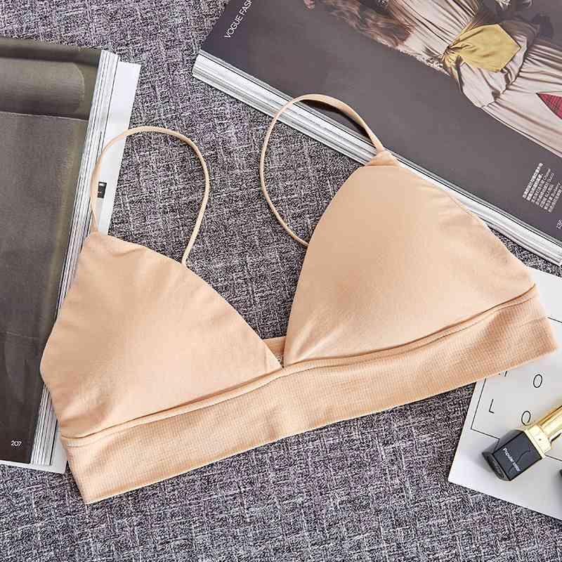 French belt soft cup no steel ring thin bra back beauty comfort maternal breast-image-702914834
