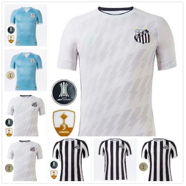 

2021 2022 FC SANTOS home away soccer jerseys Felipe Jonatan Kaio Jorge Pinto Ramos PATO SANCHEZ SOTELDO 21 22 white football jersey S, Blue