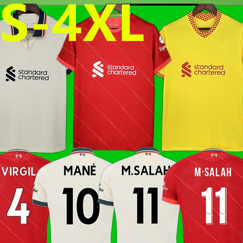 

soccer jersey 21 22 M.SALAH ALEXANDER ARNOLD Mane Firmino DIOGO J Thiago A.BECKER 2021 2022 football shirt uniforms KEITA WIJNALDUM, Blue
