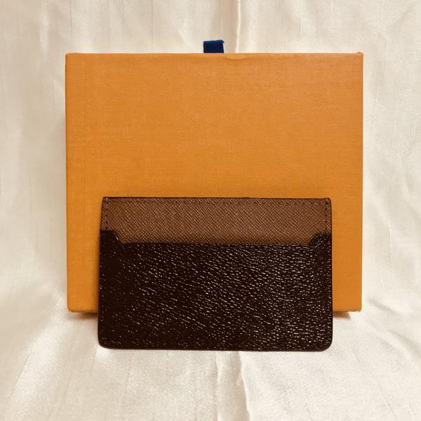 

Wholesale Men and Women Card ID Holder Classic Brown Flower Checkered Black Plaid Casual Credit Bags Leather Ultra Slim Wallet Packet Bag, Brown;gray