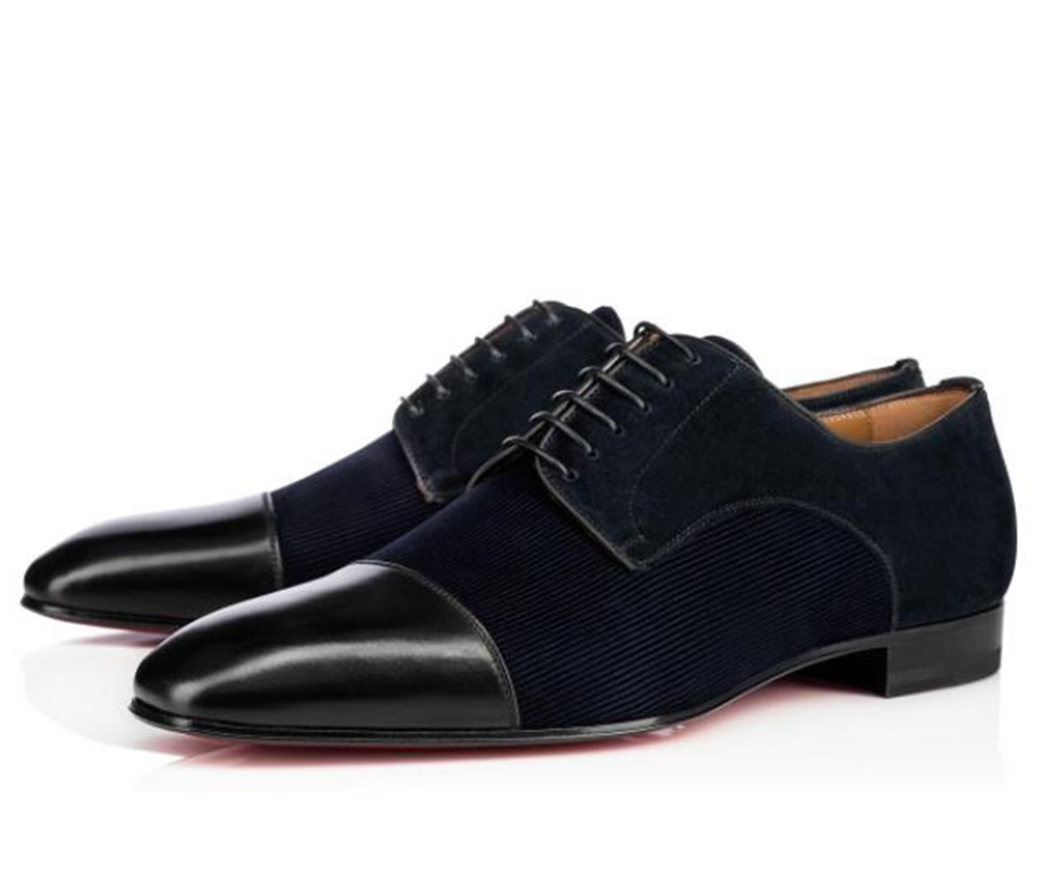 

With BOX red bottoms men dress shoes mens loafers sneakers Matt Patent Leather Suede Round Toes spikes fashion Casual Chaussures Wedding Business oxfords 39-47 C26, 05