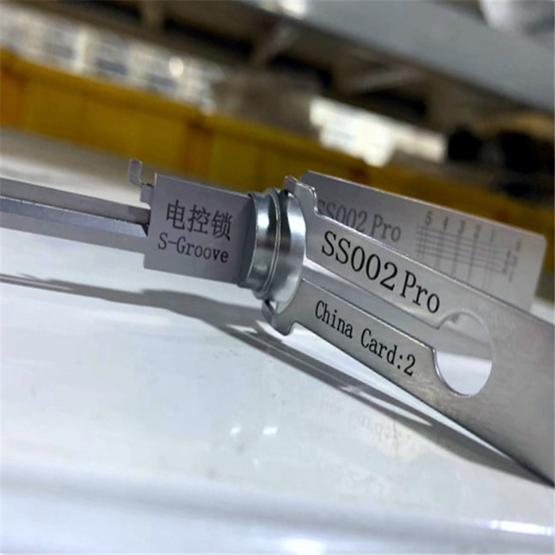 

Lishi Locksmith Supplies SS002 Pro Cerradura S-Groove Lockping 6 Pin Ss002-L Lock Pick Tool