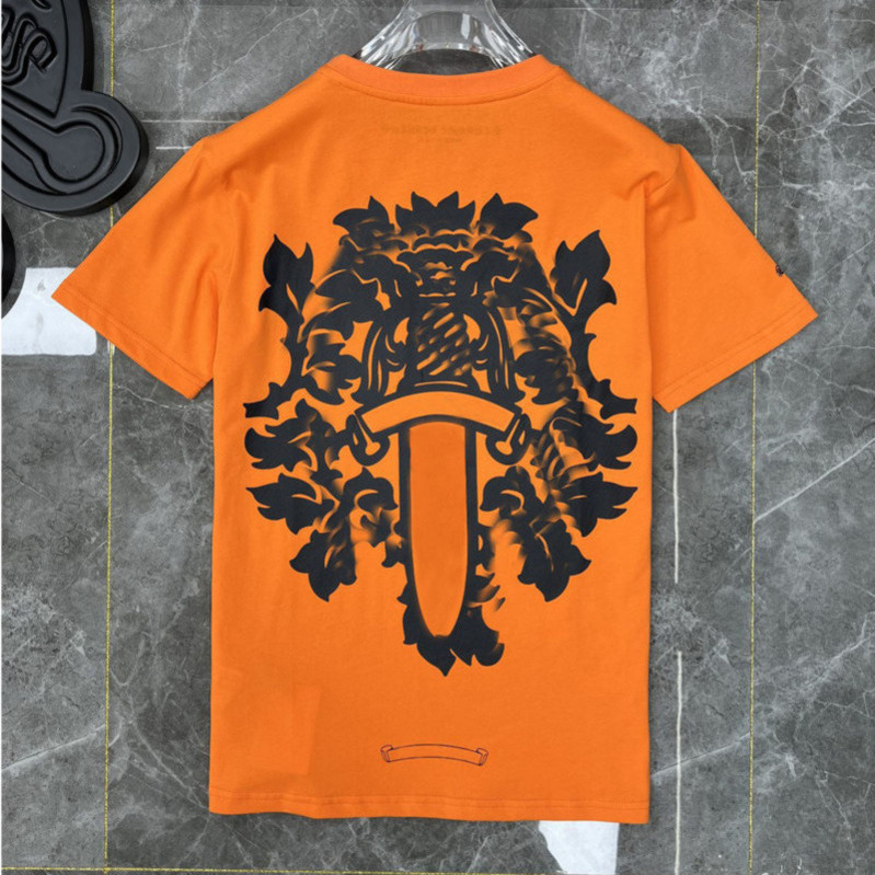 

Men' Loose Summer Ch Classic Designer t Shirts Chromes High Quality Short Sleeves Letter Horseshoe Sanskrit Cross Print Sweatshirts T-shirts Woman Unisex Tees Nj0w
