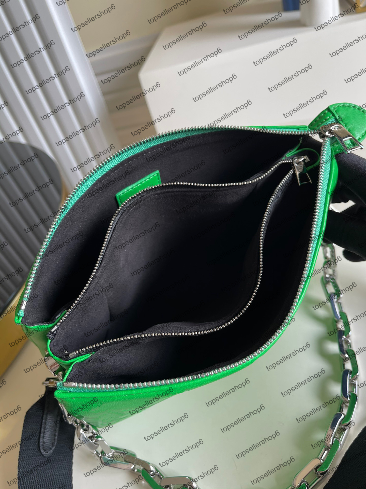 

New Arrivals top quality M57783 M57790 COUSSIN PM women bag genuine calf leather embossed Chain carry Purse clutch crossbody han, Inovice/no pay