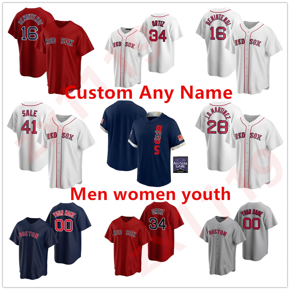

20 21 Red Sox All-Star Game Baseball Jersey Mens women youth Eduardo Rodriguez Jarren Duran Alex Verdugor Marco Hernández Sandy León Custom Stitched, As pic