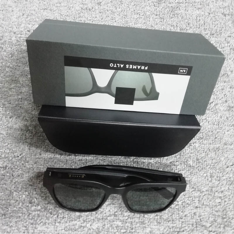 Smart Glasses Sunglasses Alto Frames Bluetooth Wireless Earphones Audio Sunglass Connectivity With Microphone Music Bass-image-491883010