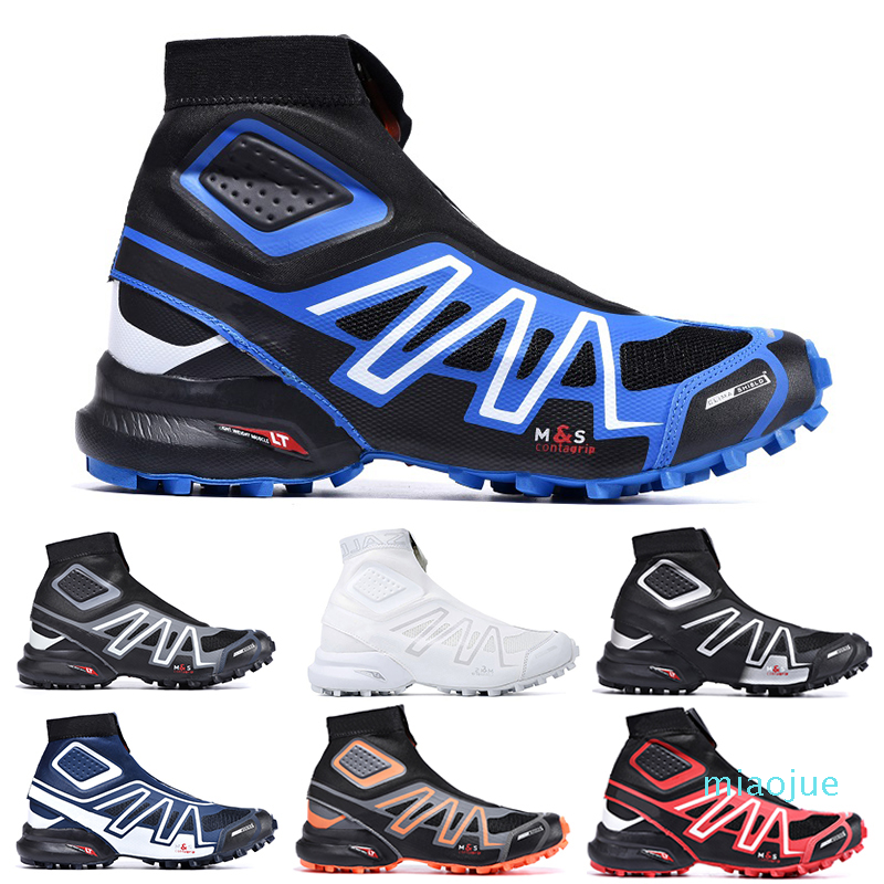 

Breathe Snowcross 2 CS colorful Trail Winter snow boots white Black Volt Blue Red red sock Chaussures Mens Trainers Winter Snow Boot shoes