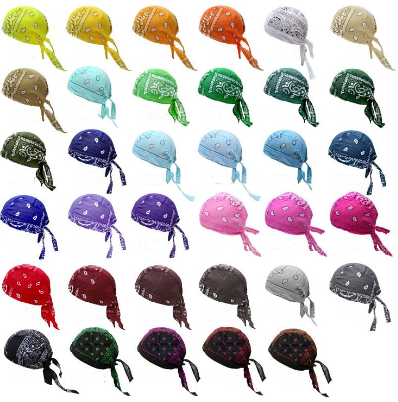 

Turban Cap Outdoor Cycling Caps Cotton Printing Pirate Hat Cashew Multicolor Hip Hop Hats Europe And America Style WMQ1331, Free