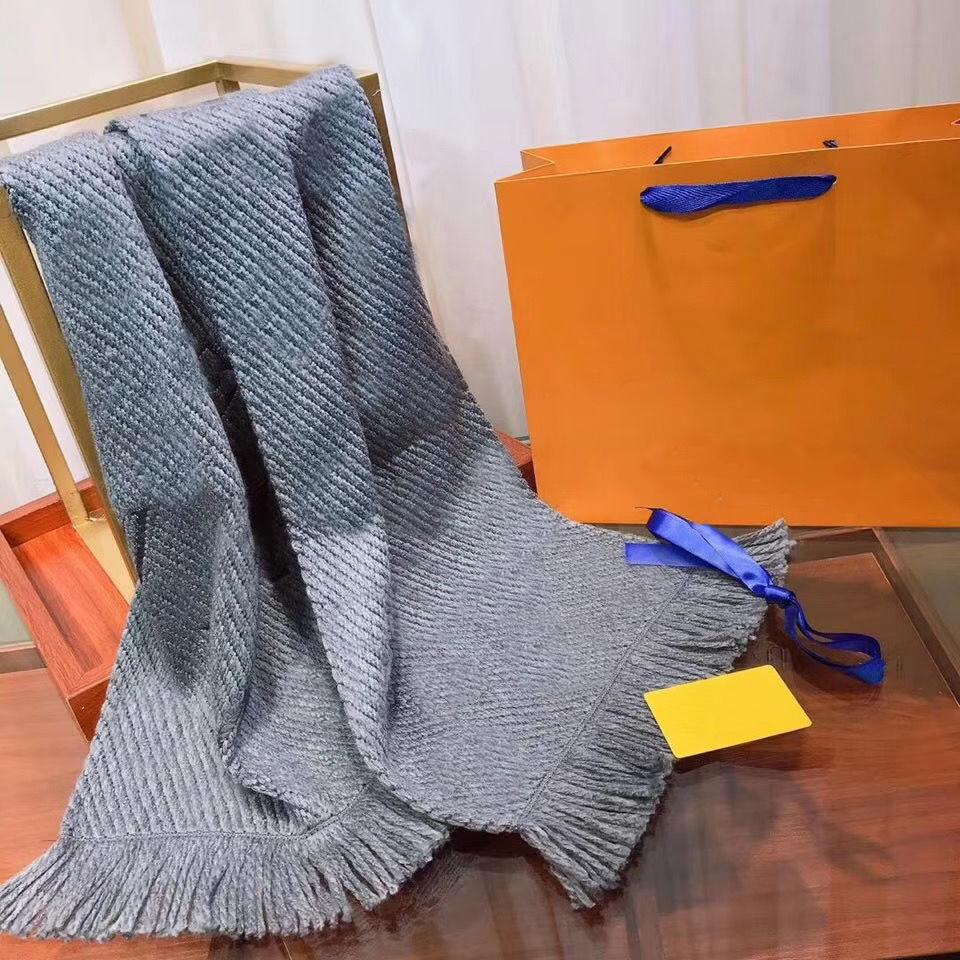 

Scarf With Box Gift bag Receipt Tag Top quality scarfs for women Winter Mens Scarf luxe Pashmina Warm Fashion Imitate Wool Cashmere Scarves 20ss