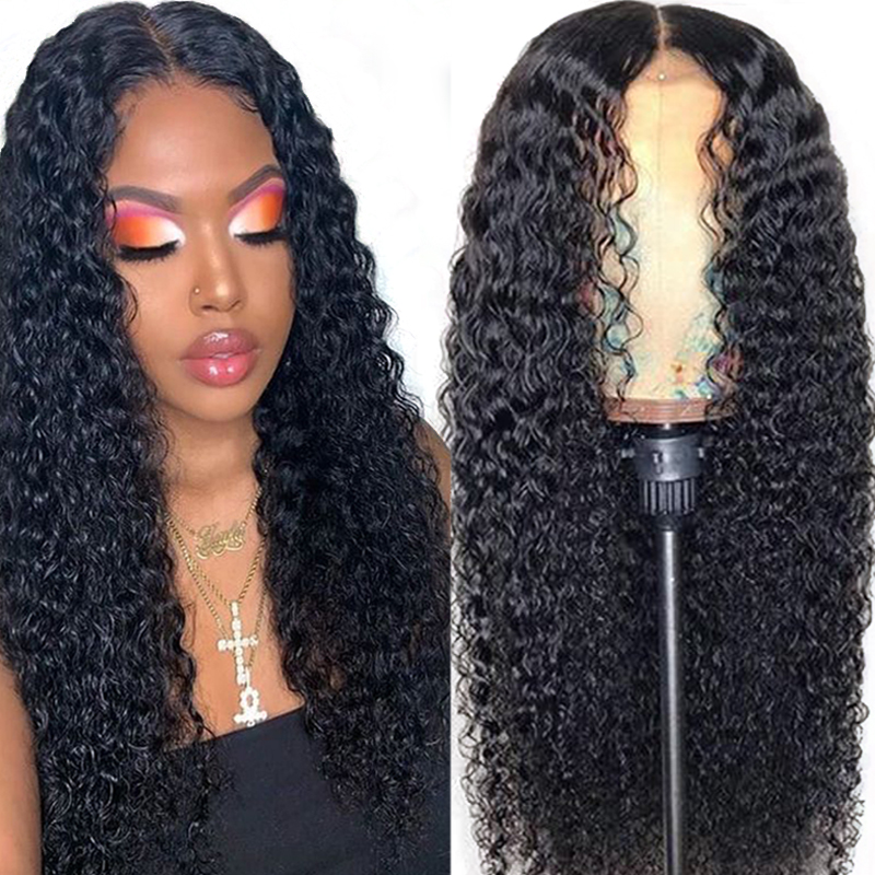

4x4 Lace Frontal Human Hair Wigs Pre Plucked Brazilian Virgin Hair Swiss Lace Closure Wigs Straight Body Wave Kinky Curly Water Wave 4X4 Lace Closure Human Hair Wigs, Brazilian hair