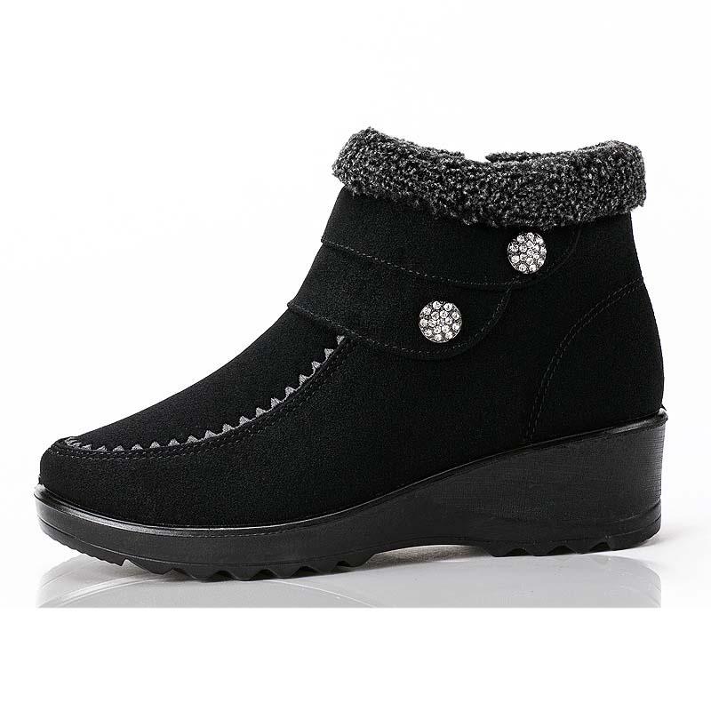 

Boots Sexy Women's Winter Female Fashion Women Shoes Ladies Woman Chunky Rome Style Boot For, Black